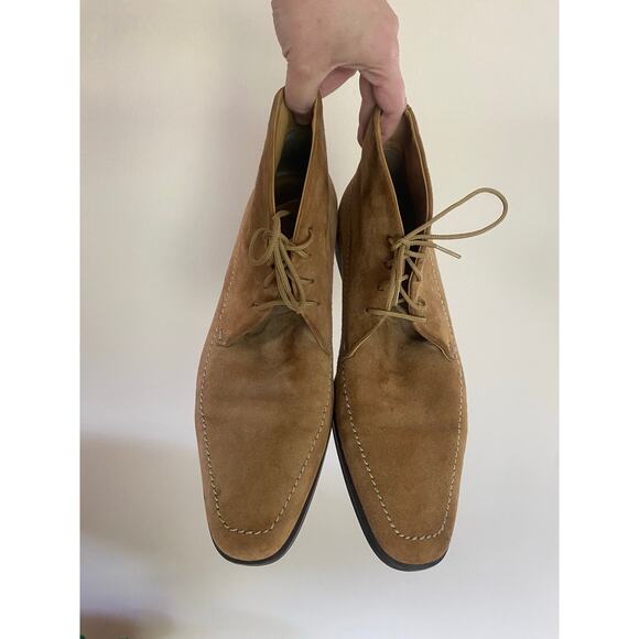 Hugo Boss tan Chukka boots men’s size 8 moc toe main image 7